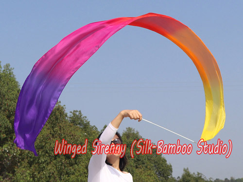 1pc 2.5m*30cm Glamour silk dance streamer - Click Image to Close