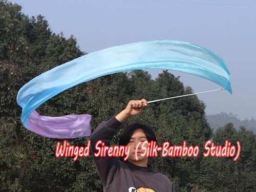 1pc 2.5m*30cm pastel Mystery silk dance streamer