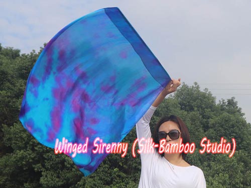 85 cm (33") prophetic silk worship flex flag for kids, Mermaid