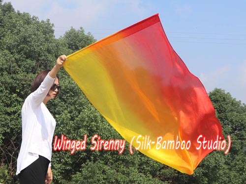 130 cm (51") prophetic silk worship flex flag, Fire