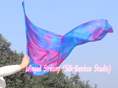1 pc 129cm*88cm spinning flag poi, Mermaid Dream