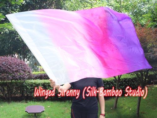 1 pc 129cm*88cm spinning flag poi, Prosperity - Click Image to Close