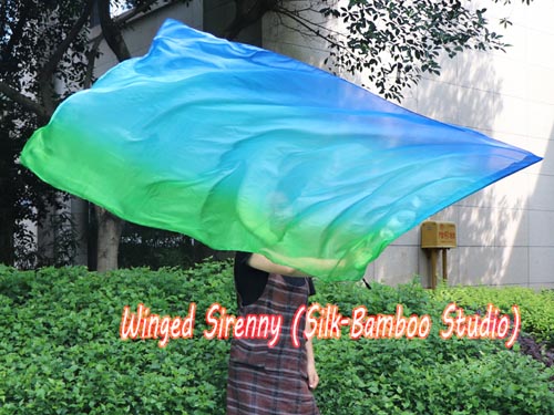 174cm*88cm spinning flag poi, long side Adventure - Click Image to Close