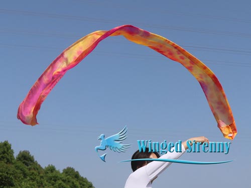 1pc 2.5m*30cm Sakura silk dance streamer - Click Image to Close