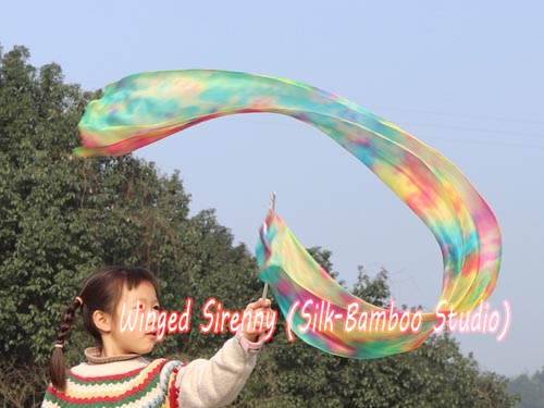 1pc Spring 1.8m*30cm kids' 5mm silk dance streamer - Click Image to Close
