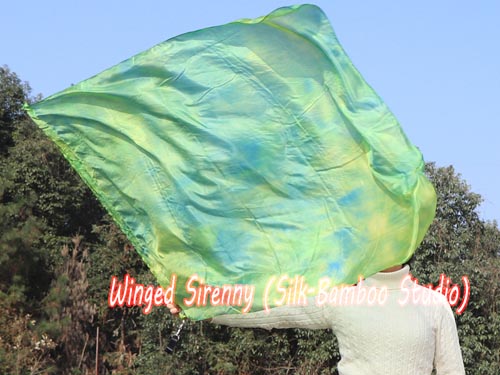 1 pc 129cm*88cm spinning flag poi, Breeze - Click Image to Close