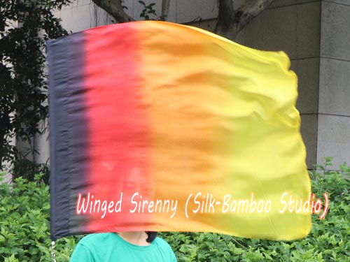 81cm*64cm spinning flag poi for Worship and Praise, Illumination - Click Image to Close